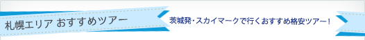 札幌エリアおすすめツアー